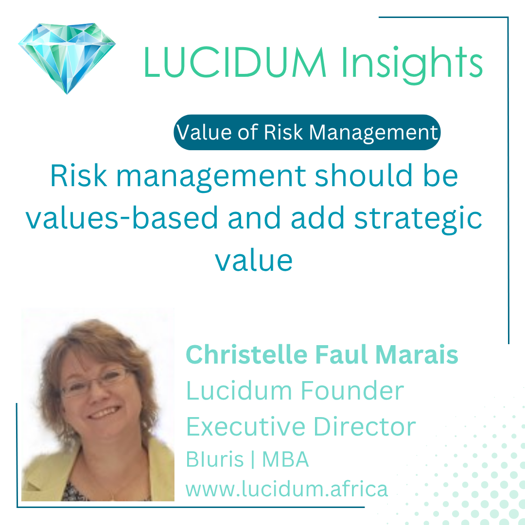 Lucidum Value of Risk Management